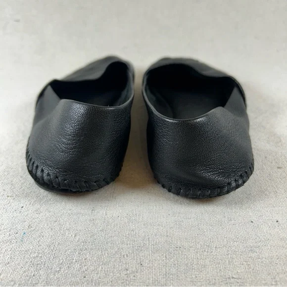 BCBGeneration Women’s 7 Black Leather Ballet Flats/Driving Mocs - Picture 5 of 11